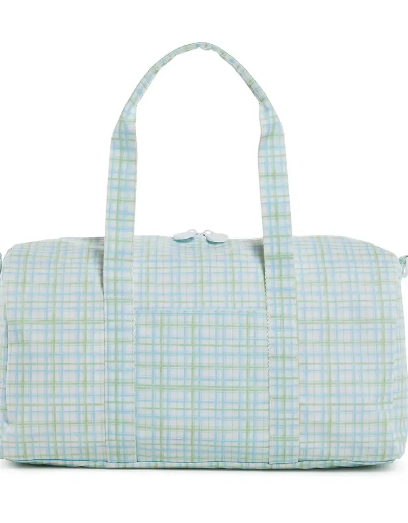 TRVL Weekender Duffel  - Classic Plaid Green