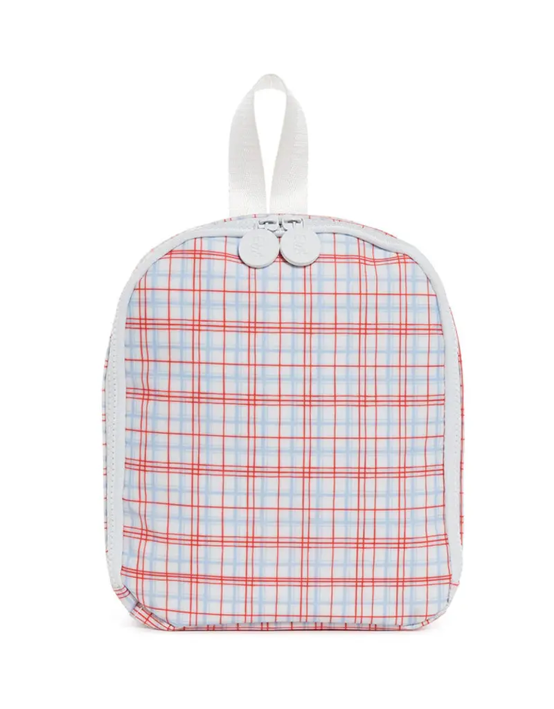 TRVL Bring It Lunch Bag - Classic Red Plaid