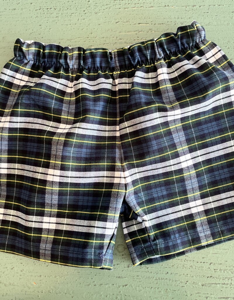 Elder Manufacturing Co Plaid Elastic Shorts