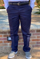 Elder Manufacturing Co Boys Flat Front Pants 8-16 Navy