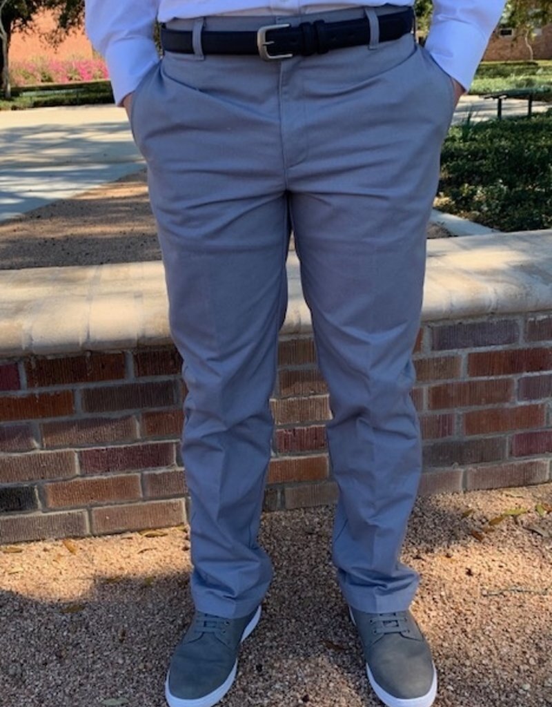 Elder Manufacturing Co Boys Flat Front Pants Slim 3-7 Gray