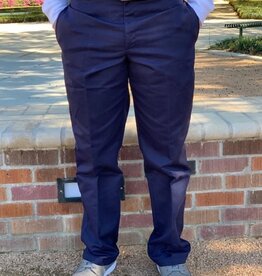 Elder Manufacturing Co Boys Flat Front Pants 3-7 Navy