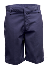 Mens Flat Front Shorts 30-38 Navy