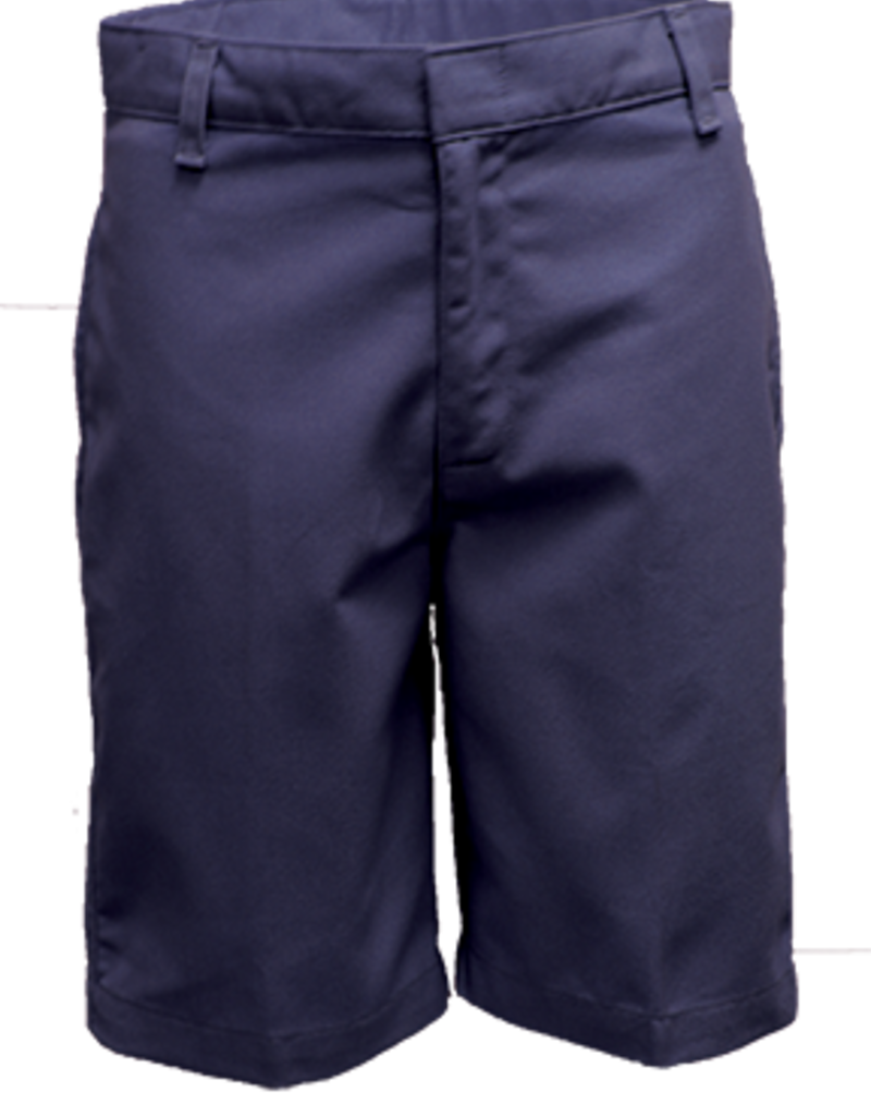 Mens Flat Front Shorts 30-38 Navy