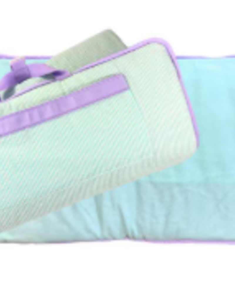 Oh Mint Nap Mat  Mermaid Seersucker