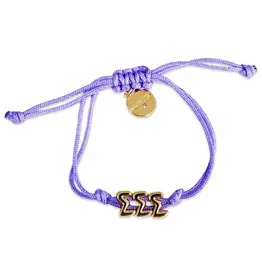 Duo Threads Sorority Cord Bracelet