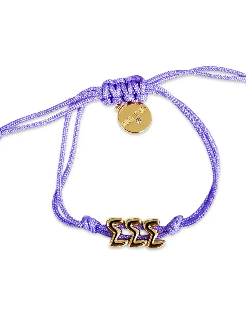 Duo Threads Sorority Cord Bracelet