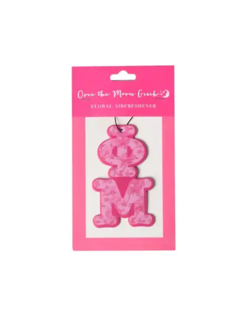 Over the Moon Sorority Floral Air Freshener