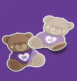 Aspen and Lark ΣΣΣ Sticker - Teddy Bear