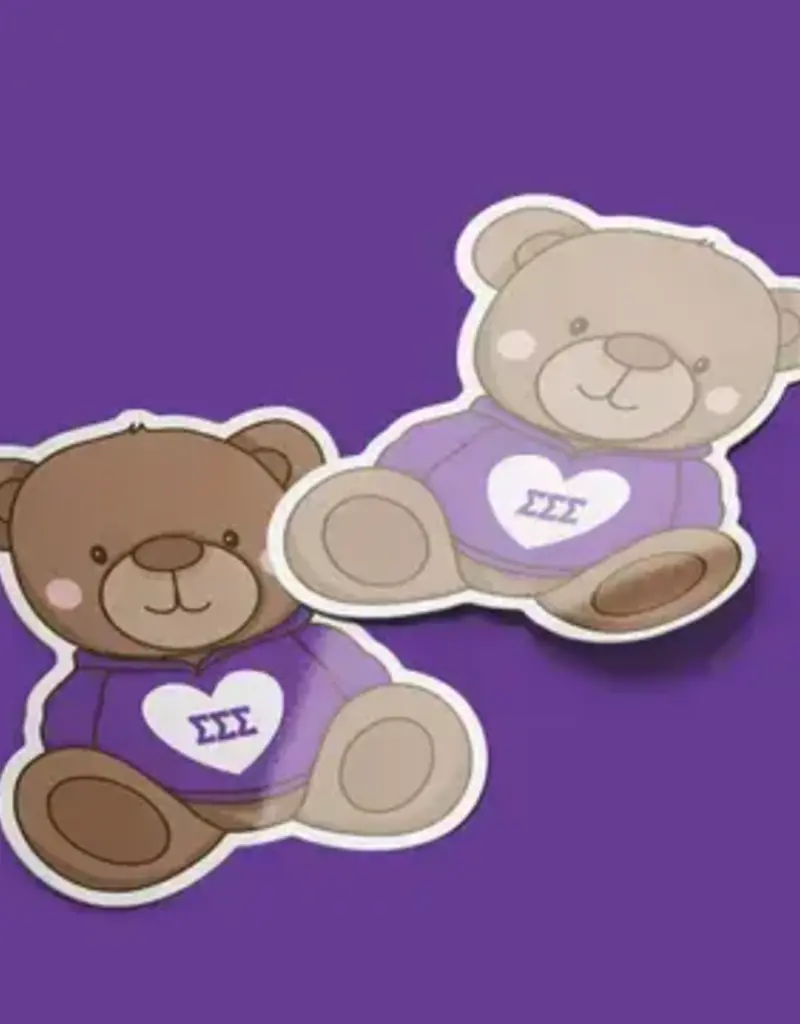Aspen and Lark ΣΣΣ Sticker - Teddy Bear
