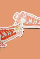 Aspen and Lark ΣΣΣ Sticker - Preppy Pennant
