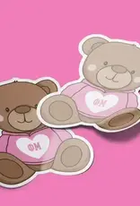 Aspen and Lark ΦM Sticker - Teddy Bear