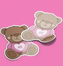 Aspen and Lark ΦM Sticker - Teddy Bear