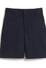 Boys Flat Front Shorts Slim 8-16 Navy