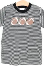 Smock Candy Black Football Trio Shirt