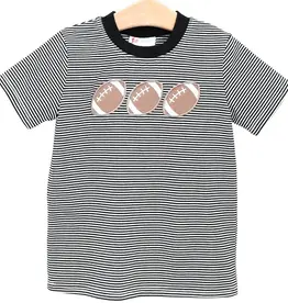 Smock Candy Black Football Trio Shirt