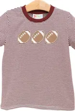 Smock Candy Maroon Football Trio Shirt