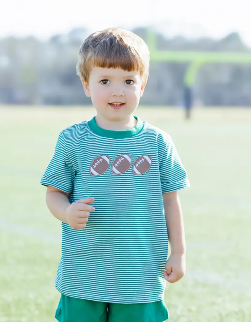 Smock Candy Green Football Trio Shirt