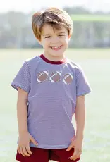 Smock Candy Maroon Football Trio Shirt
