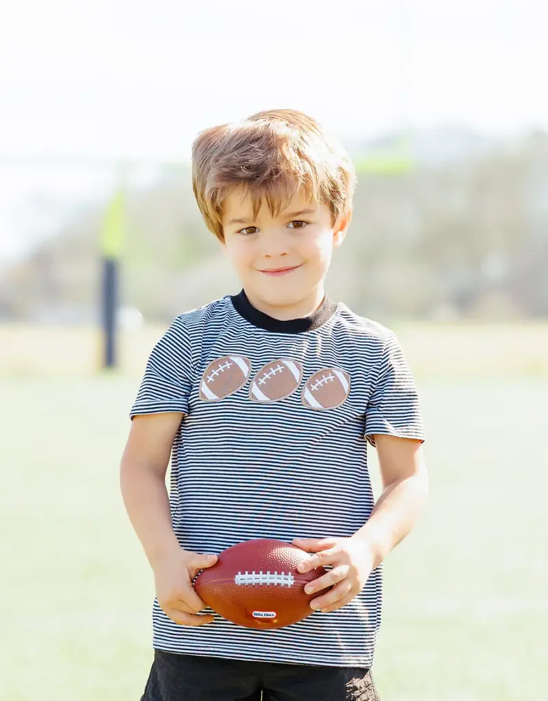 Smock Candy Black Football Trio Shirt