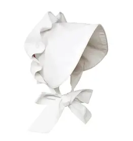 Caron Elizabeth Kids White Bonnet