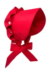 Caron Elizabeth Kids Red Bonnet