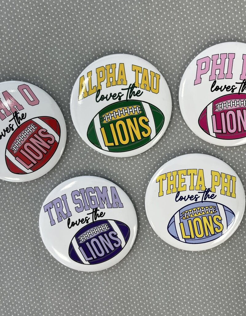 The Old School Sorority Football Button