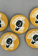 The Old School Sorority Rad Lion Button