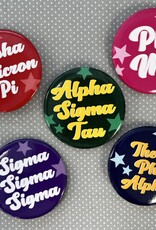 The Old School Sorority Groovy Button