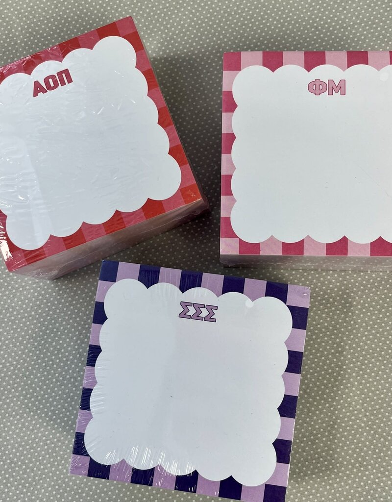 Duo Threads Sorority Scallop Note Cube