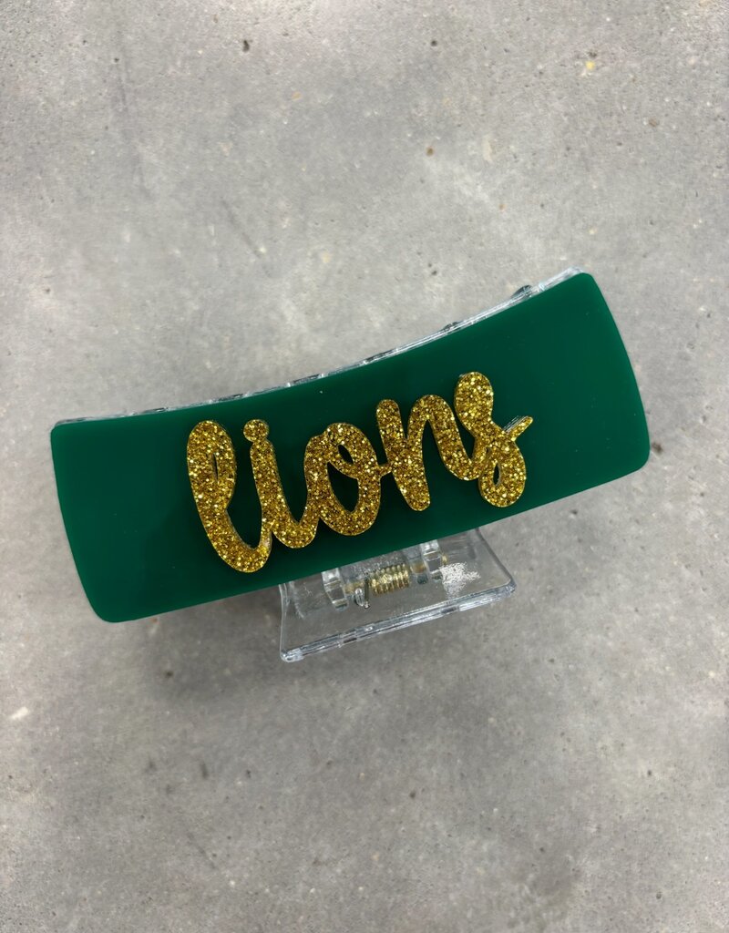 The Old School 4" Custom Claw Clip SLU Lions