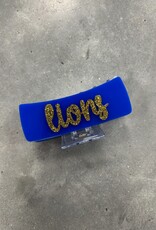 The Old School 4" Custom Claw Clip CCS Lions