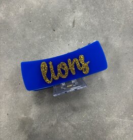 The Old School 4" Custom Claw Clip CCS Lions