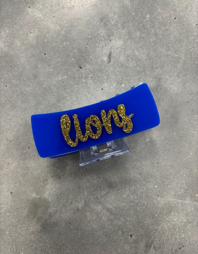 The Old School 4" Custom Claw Clip CCS Lions