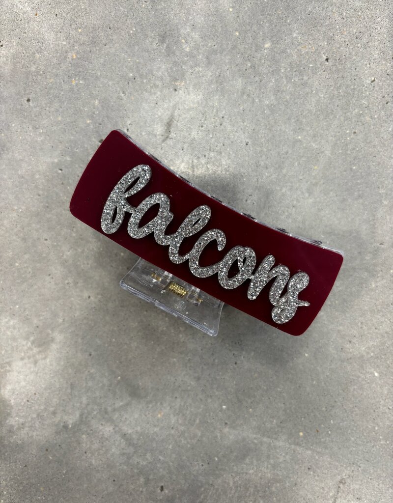 The Old School 4" Custom Claw Clip Falcons