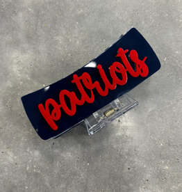 The Old School 4" Custom Claw Clip Patriots