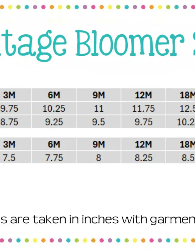 Love That Cotton Blue Vintage Bloomer Set