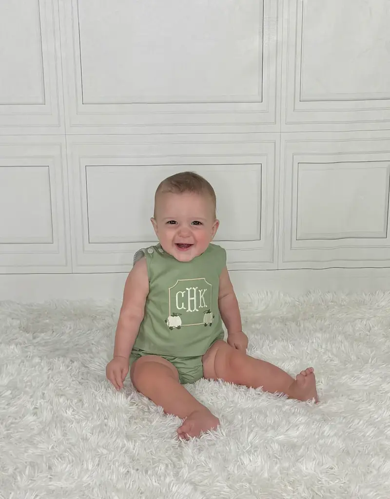 Love That Cotton Sage Vintage Bloomer Set