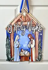 Home Malone O Holy Night Nativity Door Hanger