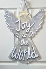 Home Malone Joy To The World Angel Door Hanger