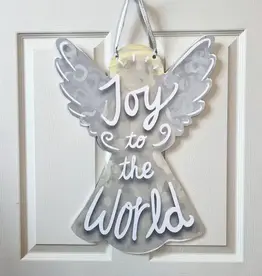 Home Malone Joy To The World Angel Door Hanger