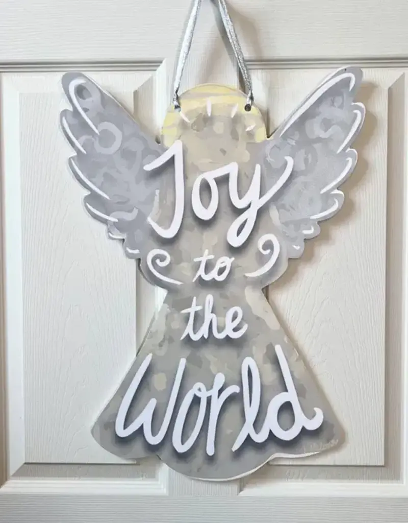 Home Malone Joy To The World Angel Door Hanger