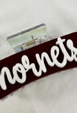 The Old School 3" Custom Claw Clip Hornets