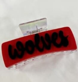 The Old School 3" Custom Claw Clip Wolves