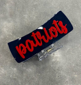 The Old School 3" Custom Claw Clip Patriots