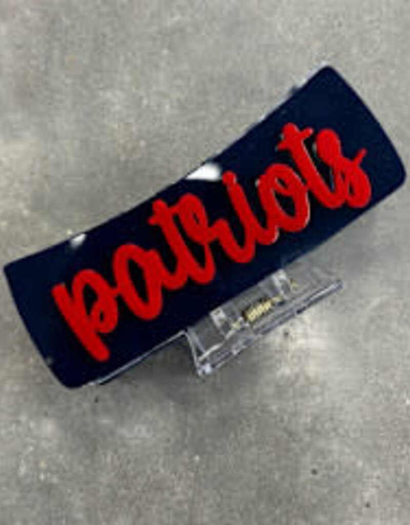 The Old School 3" Custom Claw Clip Patriots