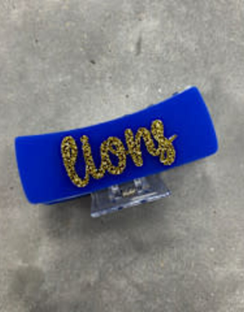 The Old School 3" Custom Claw Clip CCS Lions