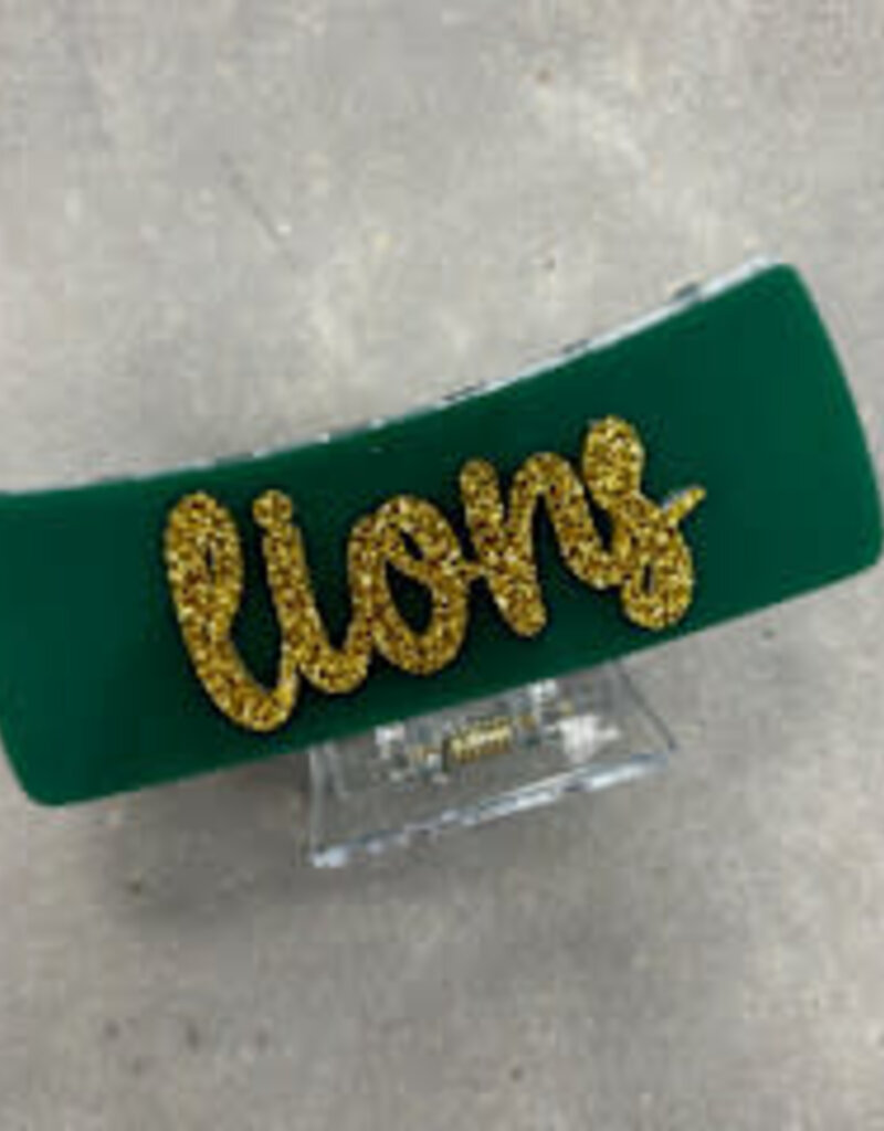 The Old School 3" Custom Claw Clip SLU Lions