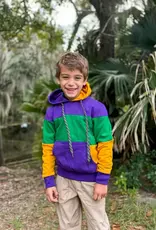 Mardi Gras Creations Rugby Mardi Gras Hoodie