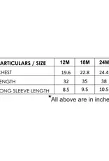 Mardi Gras Creations Mardi Gras White Chest Stripe Baby Polo